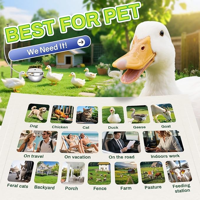 Automatic Animal Drinking Water Bowl with Float Valve, Extended Pipe, Stainless Steel Waterer Feeder Farm Dog Dispenser Kit Self Filling for Livestock
