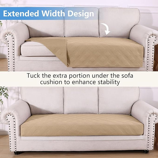 hyha Waterproof Dog Blanket, Reversible Pet Bed Blanket, Soft Sofa Couch Cover for Dogs Washable, Waterproof Pet Couch Covers for Sofa Puppy Cats Furniture Protector(40"x80", Camel/Camel)