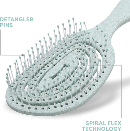 BioSilk for Pets Eco Friendly Detangling Pin Brush for Dogs, Gentle Dog Grooming Brush Designed to Help Remove Knots and Tangles and Support Healthy Coats for All Dogs