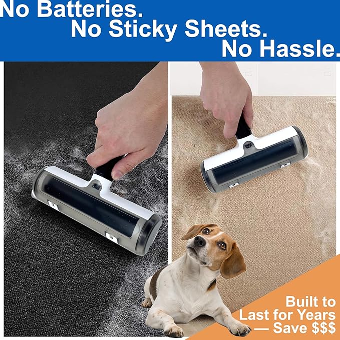 NevEND Pet Hair Roller/Hair Remover - Cat, Dog Hair Roller/Remover for Multi-Surface Fur Hair Removal Tool