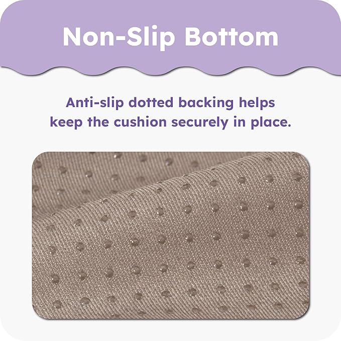 Elevated Wooden Dog Bed with Supportive Cushion & Washable Cover, Sturdy Noise-Free Frame, Modern Furniture-Style Design for Indoor Living Spaces, M Size for Medium Dogs, Natural Wood Finish