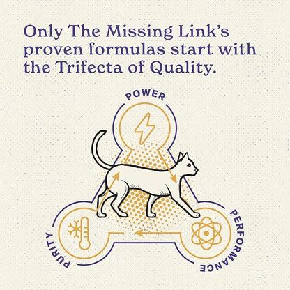 The Missing Link Feline Superfood Supplement Powder 6oz Bag, Veterinarian Formulated, Balanced Omega 3 & 6 for Healthy Skin & Coat, Digestion, Immunity & Overall Cat Health
