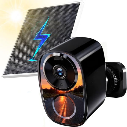 realhide 2026 Upgraded 2K Wireless Outdoor Security Cameras with Solar Panels, Free Cloud Storage, AI Motion Detection, Spotlight & Siren Alarm, 2-Way Talk, IP66 Waterproof