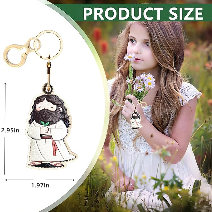 Leather Keychain Holder Case Compatible with AirTag,Cute Protective Cover with Keyring,Anti-Scratch Finder GPS Tracker Case for Wallet Keys,Bag,Pets,Backpack(C)