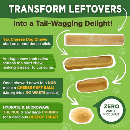 EcoKind Premium Gold Monster Yak Cheese Himalayan Dog Chew, Dog Treats Large Breed, All Natural, High Protein, for Aggressive Chewers, XL - 9+ Chews (3 Lbs)