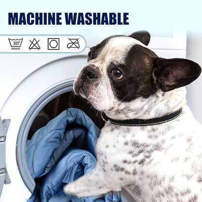Tuiskusa Premium Cooling Blanket for Dogs Pet Cooling Pads Washable Pet Cool Mat for Cats Hot Weather Puppy Lightweight Throw Calming Pad(22x28 inches)