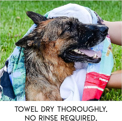 Scrubby Pet No Rinse Wipes | Rinse Free Shampoo Mittens | Dogs & Cats | Bath Wipes | Bathing & Washing Pets, Hypoallergenic | No Rinse Wash Mitt | Grooming, Lather Wipe Dry - Pack of 20