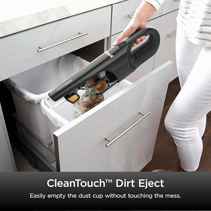 Shark UltraCyclone Pet Pro Plus Cordless Hand Vacuum, Powerful Suction, Handheld Vacuum for Car & Home, Pet Power Brush, Crevice Tool, Scrubbing Brush, XL Dust Cup, Black, CH951
