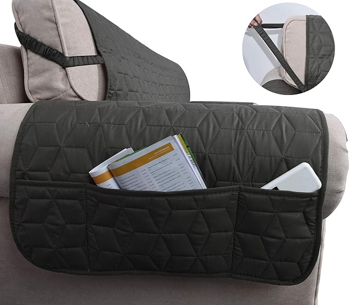 Ameritex Waterproof Nonslip Recliner Cover Christmas Decor Stay in Place, Dog Couch Recliner Cover Furniture Protector for Pets and Kids (Green, 23'')