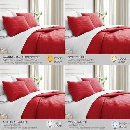 Southshore Fine Living, Inc. Full/Queen Quilt Bedding Set, Microfiber Quilts Queen Size, Coverlet, Stain & Pet Hair Resistant Bedding, Full Size Bedspread with 2 Pillow Shams, Chili Pepper Red