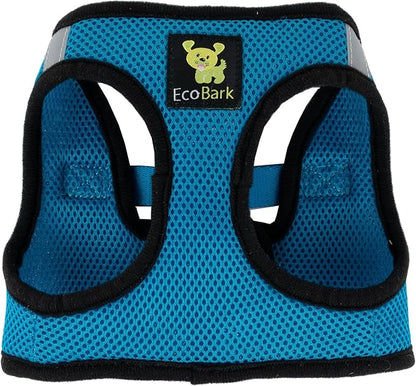 EcoBark Step in Dog Harness Reflective Soft Ultra Padded Mesh Dog Harnesses for XXS, XS, Small, and Medium Dogs Eco-Friendly Comfort Secure Halter No Pull Adjustable Pet Vest