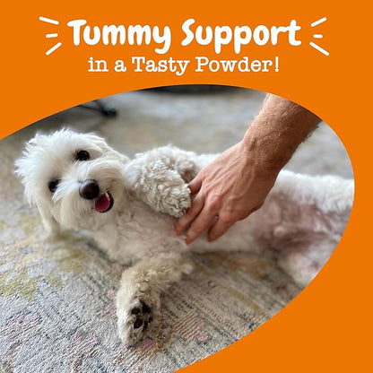 Zesty Paws Probiotics for Dogs - Powder Meal Topper for Digestive, Immune System Support - Premium DE111 Dog Probiotics for Digestive Health - Inulin Fiber & Yeast Extract - Pumpkin Flavor - 30 Ct