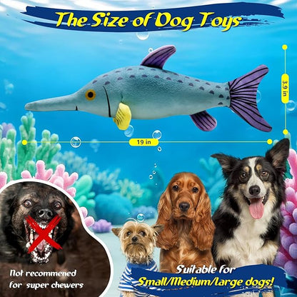 Fuufome Large Squeaky Dog Chew Toy, Ideal Dog Toys for Chewers, for Small and Medium Breed Puppies or Dogs