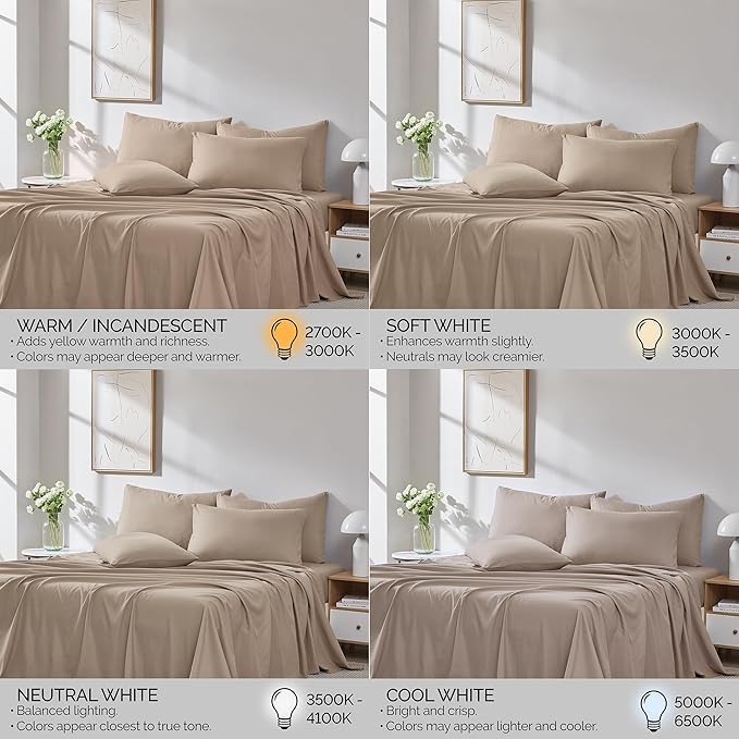 Southshore Fine Living, Inc. 6-Piece Full Bed Sheets Set, 21-Inch Deep Pocket Full Size Sheets Set, Deep Pocket Fitted Sheet, Flat Sheet, Microfiber Bedding, Taupe Pillow Cases, Taupe Bedding Set