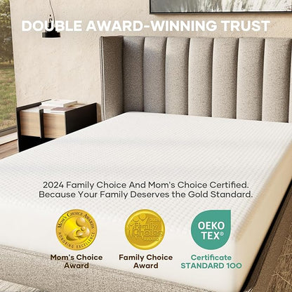 OhGeni 100% Waterproof Mattress Protector,Queen Size Mattress Soft Pad,Pet Hair & Bedwetting Resistant,Cooling Breathable Fitted Sheets,Washable Bed Cover,Non-Slip Deep Pocket,Noiseless,Yellow