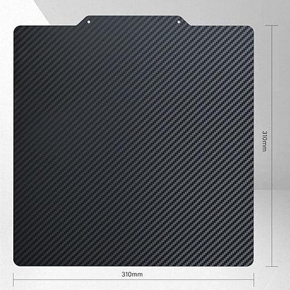 Textured PEI & Smooth PET (Carbon Fiber Pattern) Print Bed Flexible Hot Bed Plate Compatible with CR-10, CR-10S Sidewinder X1 X2