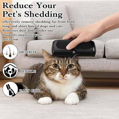 Deshedding Dog Brush, Grooming Deshedding Brush Professional Pet Hair Removal Tool for Cats, Dogs, Rabbits