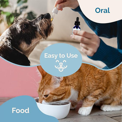PranaPets Intestinal Defense Supplement for Dogs & Cats | Naturally Helps Digestive Issues in Pets | Herbal Formula | 2-Pack