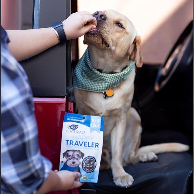 Ark Naturals Happy Traveler Calming Chews for Dogs, Single Pack