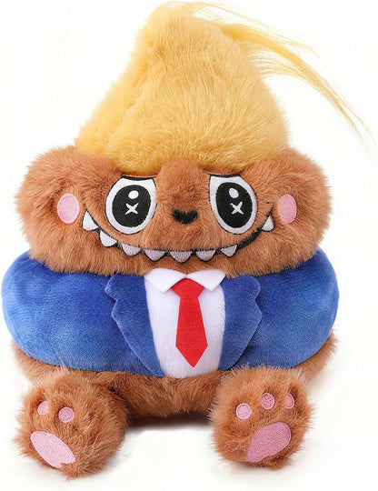Funny Iconic Parody Plush Dog Toy - 6" Interactive Shaking Wobble Sound Toy, Durable Stuffed Pet Toy with Detachable Keychain for Small & Medium Dogs