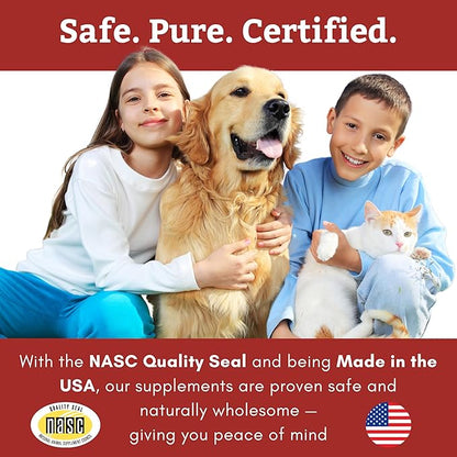 Wholistic Pet Organics - Hip and Joint Supplement for Dogs & Cats - Cat & Dog Joint Supplement - Green Lipped Mussels, Glucosamine, Chondroitin for Dogs & Cat Mobility Support - 2 Lb - 90 Scoops