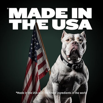 Bully Max 2-in-1 Muscle Builder Chewable Tablets for Dogs - Puppy & Dog Vitamins, Supplements for Muscle Gain & Growth - Canine Multivitamins Essentials for All Breeds & Ages - 30 Tabs