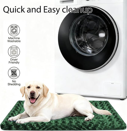 Dog Bed Mat - Dog Crate Pad - Reversible Dog Mat for Pet Comfort - Soft Bed Pads with Dual-Sided Design for All Seasons - Durable, Machine Washable Mat for Crates, Travel, and Home