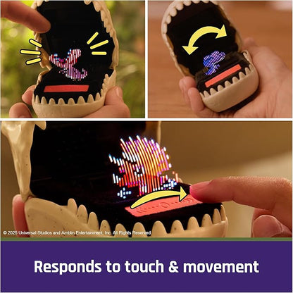 BITZEE, Jurassic World Interactive Dinosaur Toy with 25 Dinosaurs Inside, Reacts to Touch, Pods Connect & Interact, Digital Pet Kids Toys for Ages 5 and up