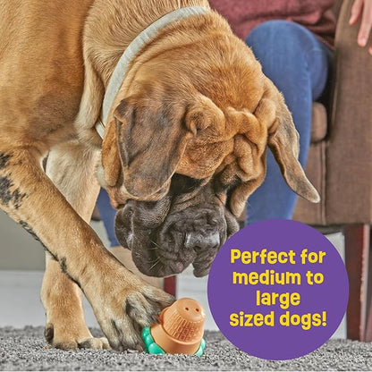 Brightkins Large Ice Cream Cone Treat Dispensers for Dogs - Interactive Dog Toys for All Breeds, Gifts for Dogs (Pack of 2)