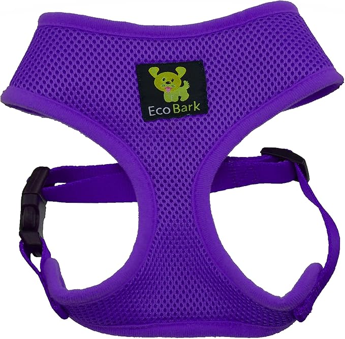 Classic Dog Harness Innovative Mesh No Pull No Choke Design Soft Double Padded Breathable Vest for Eco-Friendly Easy Control Walking For Large Puppies Full size breeds & Extra Large Dogs (XXL, Purple)