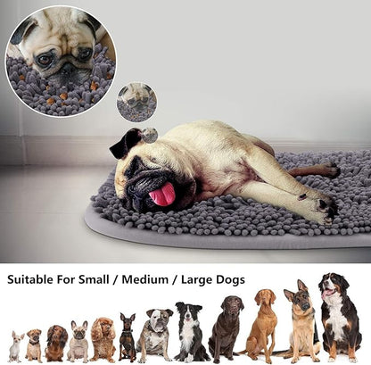 Rundik Snuffle Mat for Dogs, 20'' x 28'' Dog Sniffing Interactive Feeding Game Boredom, Puzzle Toys Encourages Natural Foraging Skills and Stress Relief Small/Medium/Large Dogs(20'' x 28'')
