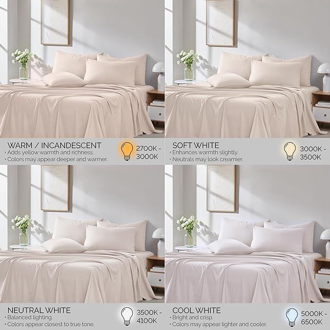 Southshore Fine Living, Inc. 4-Piece, 21 Inch Extra Deep Pocket Sheets Twin XL Set, Pet Hair Resistant Bedding, Easy Care, Soft Microfiber, Oeko-Tex, Oatmeal Colored Sheet Set Twin XL - Natural Beige