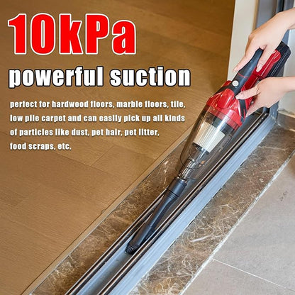 Cordless Vacuum Cleaner Compatible with Milwaukee Battery,Wireless Handheld Vacuum Cleaner for Home, Boat, Workshop, Pet Hair, Furniture Cleaning(Tool Only No Battery)