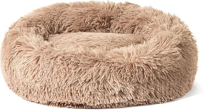 JDR Luxury Pet Beds for Dogs and Cats| Donut Cuddler| Cozy Soft Material| Easy Machine Washable| All Breeds and Sizes| Small| Medium| Large| X-Large (Small)