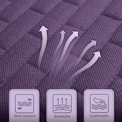 Dark Pruple Car Seat Covers Front Seats,2 Pack Seat Covers for Cars Truck SUV,Front Seat Covers with Storage Pocket(Dark Pruple-Front Seat)