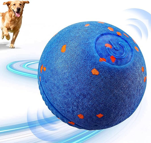 Smart Interactive Dog Toys, Interactive Dog Ball with IPX7 Waterproof, E-TPU Material, Low Noise, Automatic Moving/Bouncing/Rotating for Medium and Large Dogs Indoor & Outdoor Stimulation