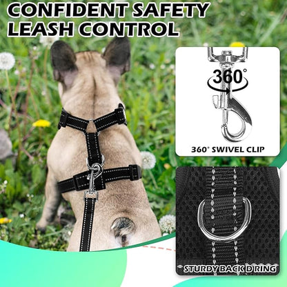 EXPAWLORER Dog Tuxedo Harness, Adjustable No Pull Pet Vest Harness with Leash Wedding Suit Attire with Bow Tie, Soft Padded Step-in Party Outfit Costume for Puppy Small Medium Dogs, Blue XS