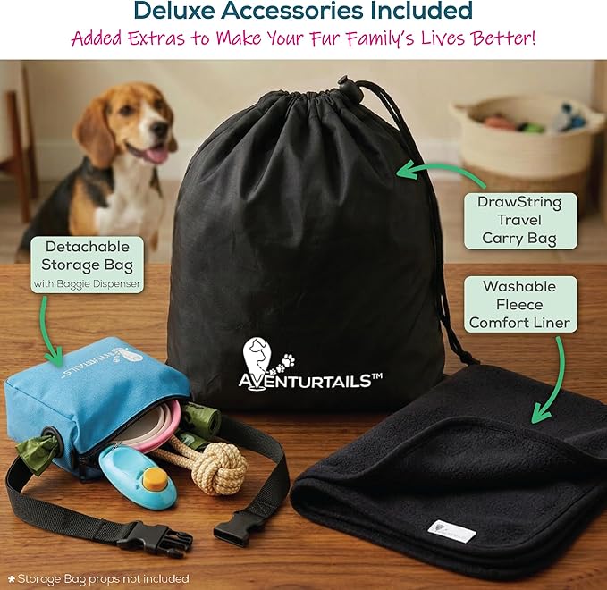 Portable Foldable Dog & Cat Playpen - Indoor Outdoor Travel - Medium Collapsible Pet Play Pen for Small Dogs, Puppies & Kittens - Lightweight Enclosure with Breathable Mesh, Fleece Liner & Carry Bag