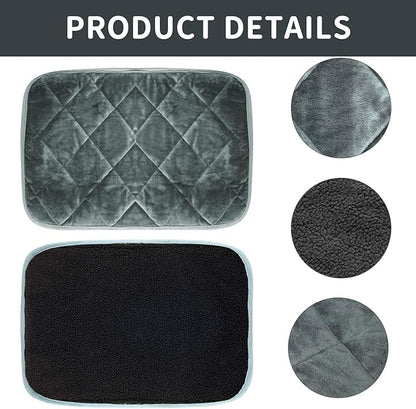 Self-Warming Cat Bed Indoor/Outdoor Super Soft Self Heating Pet Mat Washable Thermal Pad for Cat & Dog 21x15.7 inch