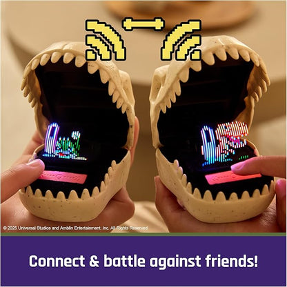 BITZEE, Jurassic World Interactive Dinosaur Toy with 25 Dinosaurs Inside, Reacts to Touch, Pods Connect & Interact, Digital Pet Kids Toys for Ages 5 and up