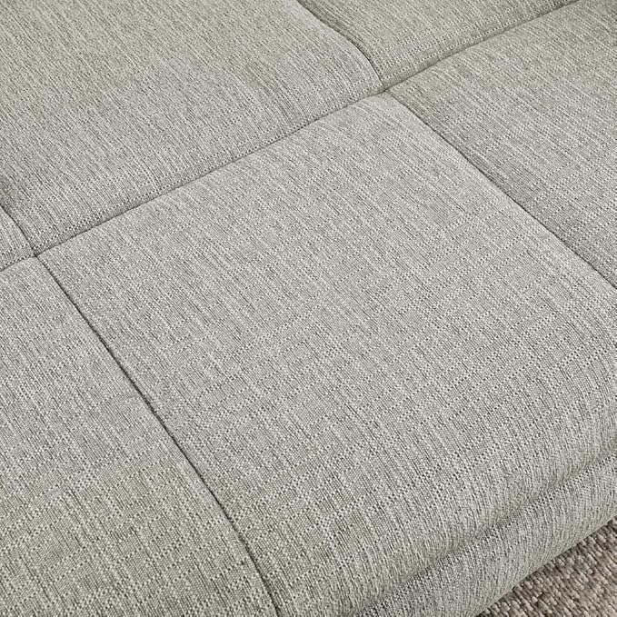 Dog Couch Bed with Backrest and Armrest, Durable Pet Sofa with Soft Foam Cushion, Elevated Dog Couch Bed with Legs for Medium and Large Dogs, Beige