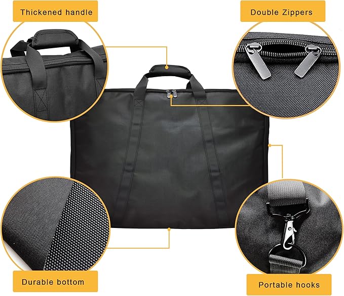 40" Dog Playpen Storage Bag, Suitable for Foldable Exercise Pet Playpens, Dog Fence Travel Bag With Handles For Camping and RV Trip, Waterproof Oxford Fabric