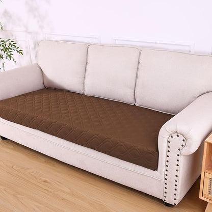hyha Waterproof Dog Bed Blanket, Soft Pet Blankets, Waterproof Couch Cover for Dogs, Reversible Sofa Covers Washable for Furniture (40x80 Inch, Brown/Brown)