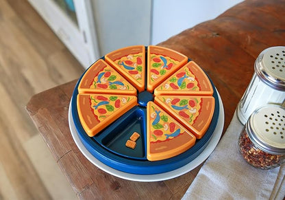 Quirky Kitty Pizza Puzzle Interactive Cat Toy, Mental Stimulation, Treat Dispenser, Slow Feeder, Mental Strategy Cat Toy