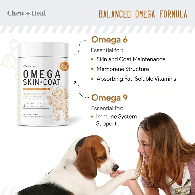 Omega Skin + Coat Dog Supplement