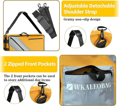 Storage Bag of Dog Playpen, Portable Dog Fence Bag for RV Travel, Compatible with Most 32" H, 8-Panel and 9-Stake Pet Fence Shoulder Bag