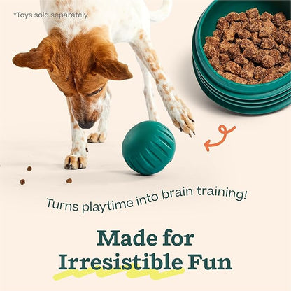 WOOF Air-Dried Puzzle Treats - Refill Treats Sized Puzzle Toys - The Perfect Dog and Puppy Training Treats - Made with Real Chicken - 12 oz