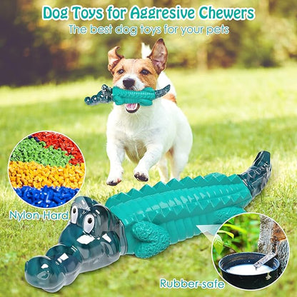 Jeefome Dog Toys for Aggressive Chewers - Tough,Indestructible Dog Chew Toys for Large, Medium,Small Breed to Keep Them Busy