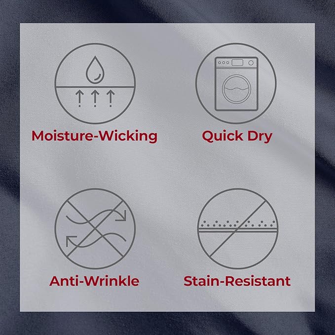 Mellanni Extra Deep California King Sheets - 4 PC Iconic Collection Bedding - Hotel Luxury, Ultra Soft, Cooling Bed Sheets - Wrinkle, Fade, Stain Resistant (Cal King, Navy Blue)