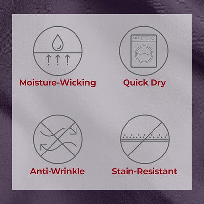 Mellanni Extra Deep Twin XL Sheets - 3 PC Iconic Collection Bedding - Hotel Luxury, Ultra Soft, Cooling Bed Sheets - Wrinkle, Fade, Stain Resistant (Twin Extra Long, Purple)